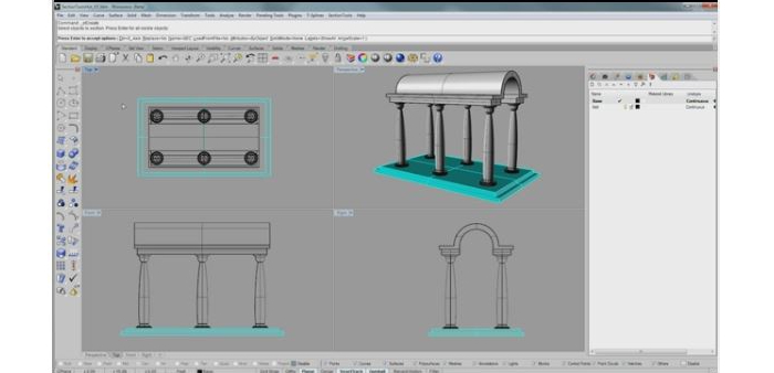  پلاگین Section Tools در نرم افزار راینو rhinoceros 