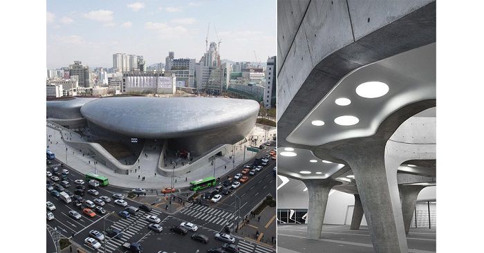 قصر طراحی دانگ دایمون Dongdaemun Design Plaza در سئول