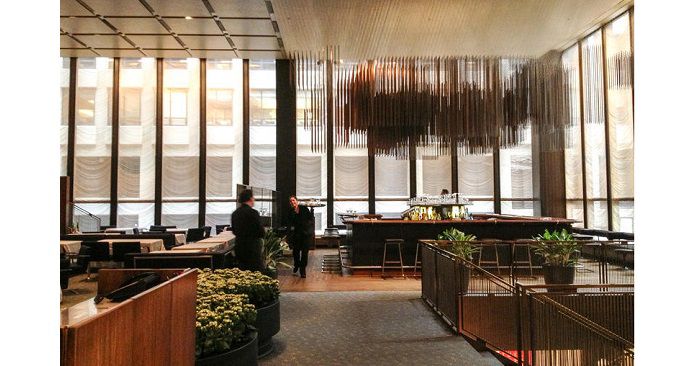 معماری داخلی ساختمان سیگرام در نیویورک