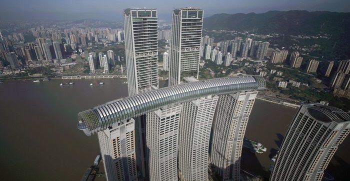 هشت برج Raffles City Chongqing در چین