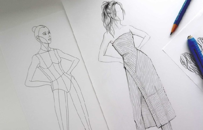 وسایل طراحی لباس - طراحی لباس با کمک الگوی فیگور